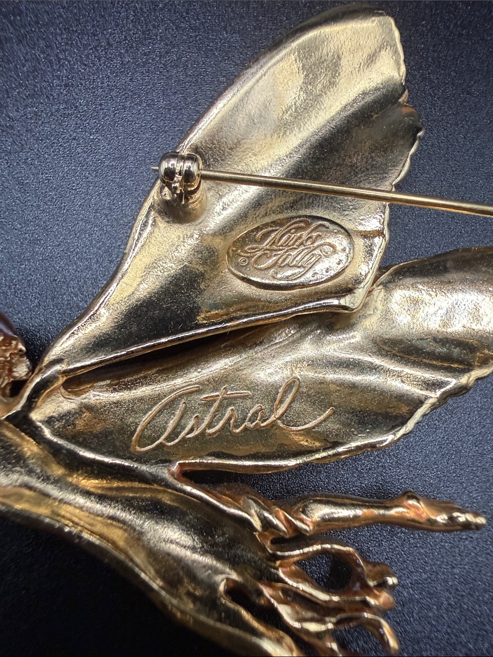Vintage Kirks Folly Aerial Fairy Brooch - Picture 4 of 5